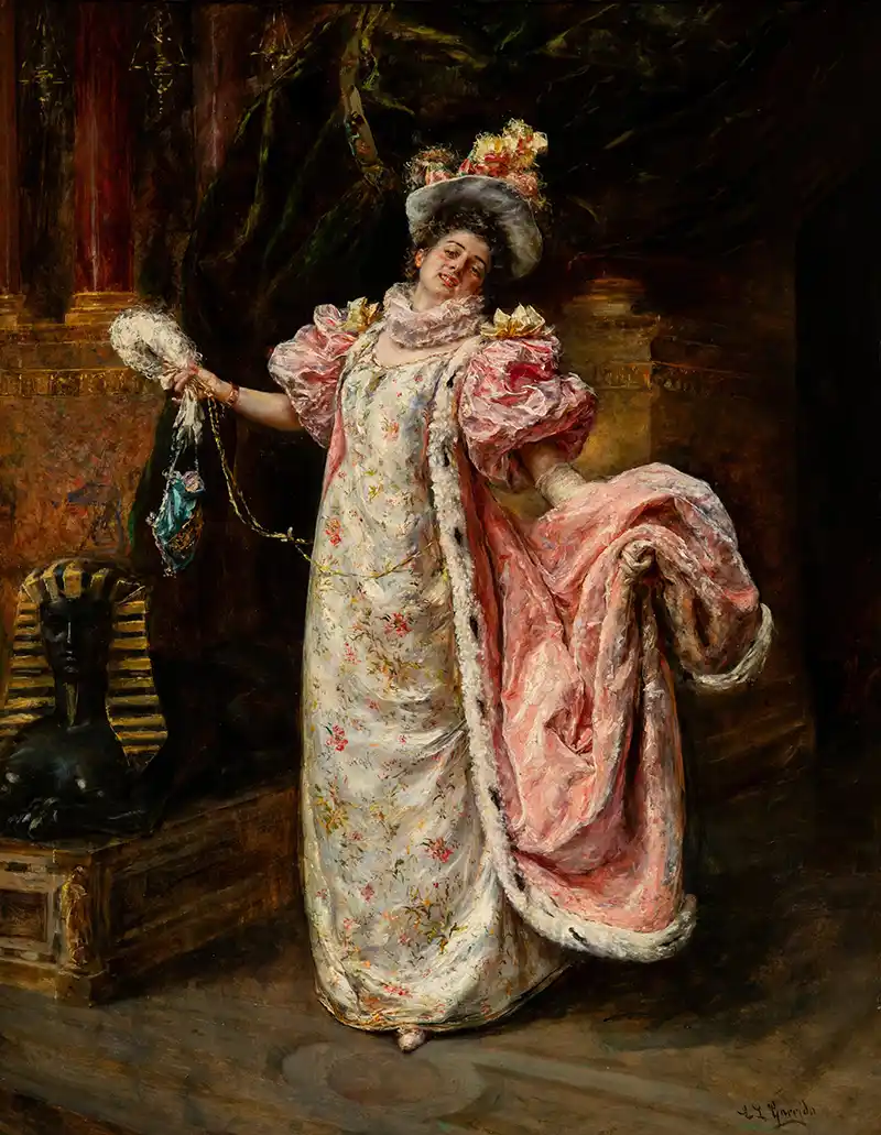 Arriving at the opera